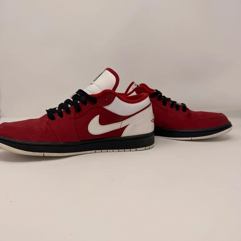Air Jordan‎ 1 Low Gym Red White Black 553558-601 Mens 10.5 OG 2012 Retro